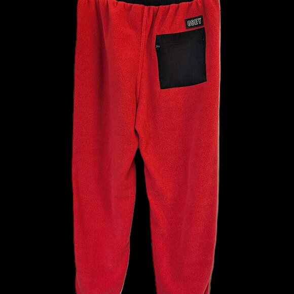 Obey Worldwide Fleece Pants Men's S EUC - Picture 2 of 5
